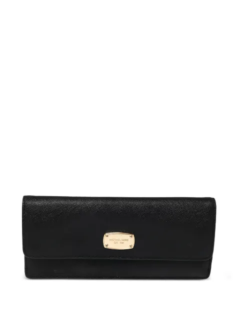 Michael Kors Vintage pre-owned logo-plaque wallet Black 462797