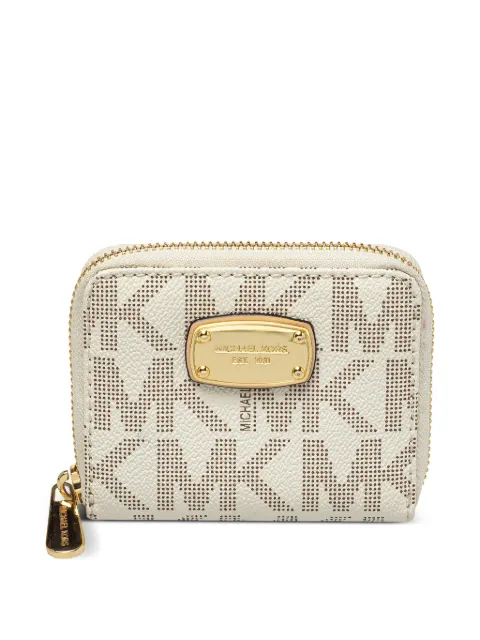Michael Kors Vintage pre-owned logo-plaque wallet White 450739