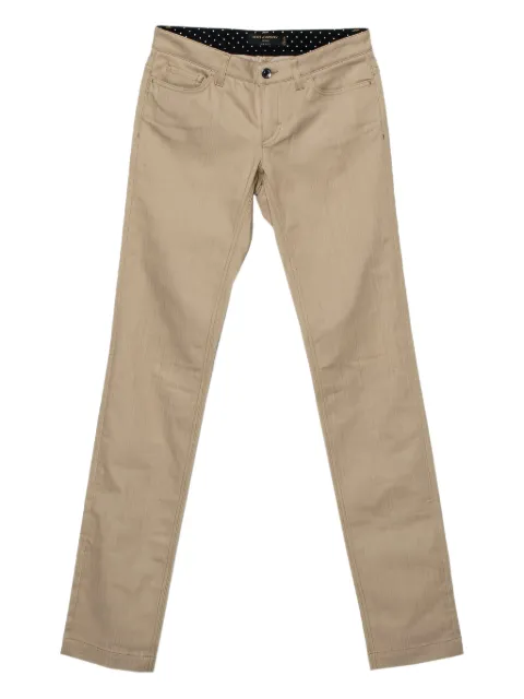 Dolce & Gabbana Pre-Owned low-rise jeans Neutrals 442217