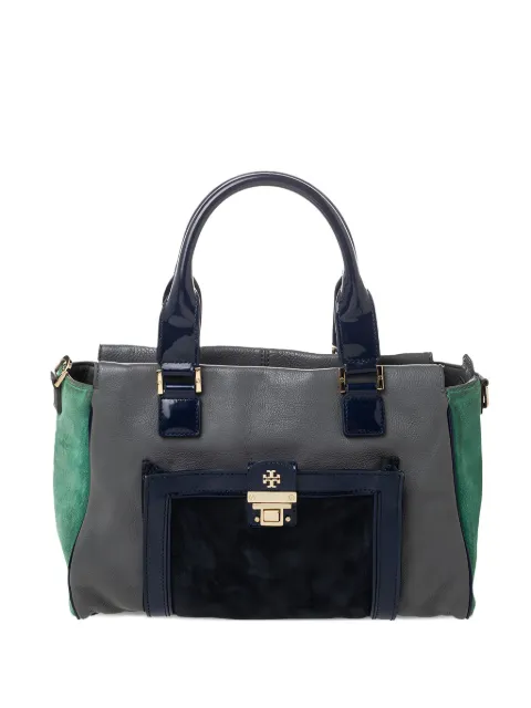 Tory Burch Pre-owned leather tote bag Grey 467350