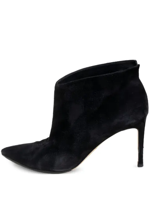 Gianvito Rossi pre-owned 85mm Vania pointed-toe ankle boots Black 410287