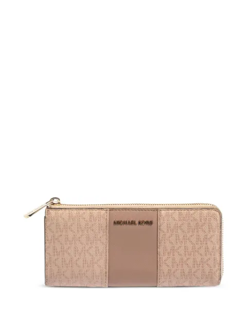 Michael Kors Vintage pre-owned monogram zip wallet Neutrals 376141