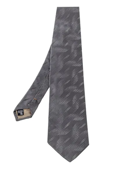 Emporio Armani Pre-Owned silk tie Grey 416377