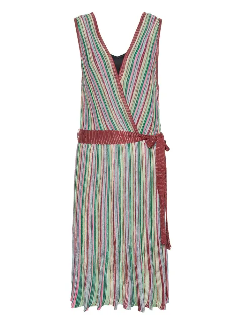 Missoni Pre-Owned striped sleeveless dress Red 328722