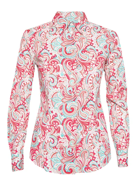 Etro Pre-Owned paisley-print shirt Red 387078