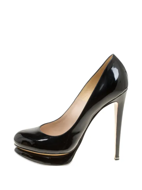 Nicholas Kirkwood 135mm leather heeled pumps Black 152089