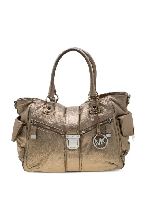Michael Kors Vintage leather tote bag Gold 208399