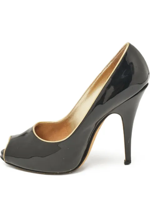 Giuseppe Zanotti Vintage pre-owned 110mm peep-toe pumps Black 1071312