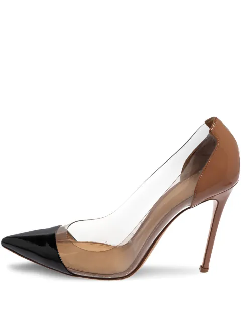 Gianvito Rossi 110mm Plexi pumps Neutrals 433518