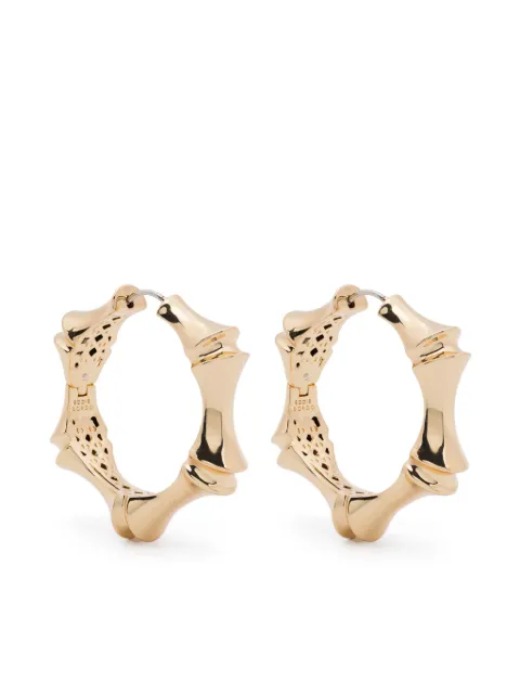 Eddie Borgo largu Bambu hoop earrings Gold ER310802