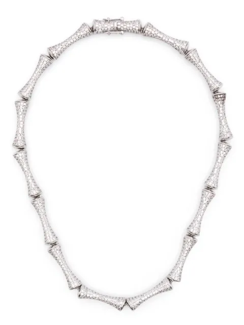 Eddie Borgo Pavé Bambu necklace Silver NK3114P010C