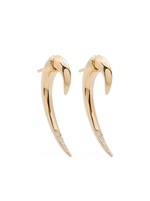 Shaun Leane Hook diamond earrings Gold HT010YVWHEOS
