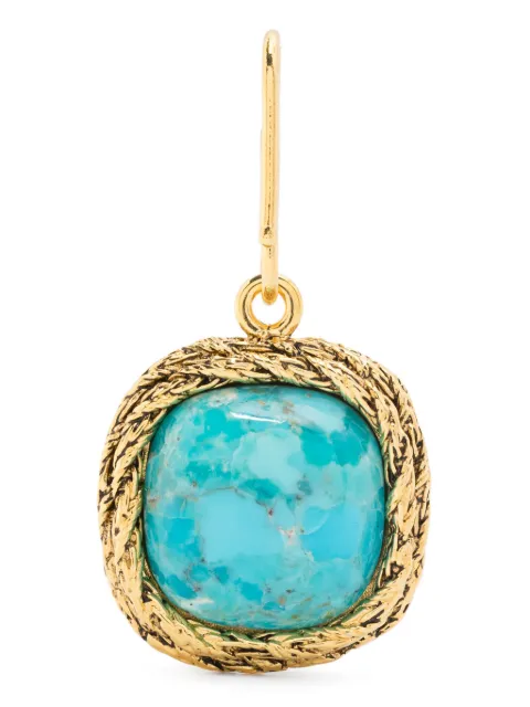 Aurelie Bidermann mini Miki Turquoise pendant Gold EXCF24PD13MG
