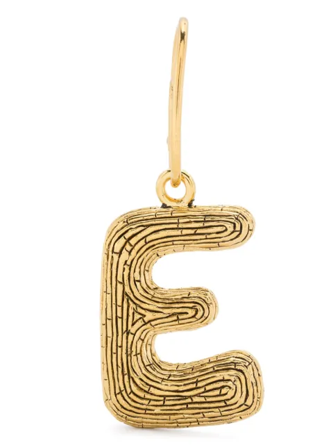 Aurelie Bidermann mini E pendant Gold EXCF24PD25MG