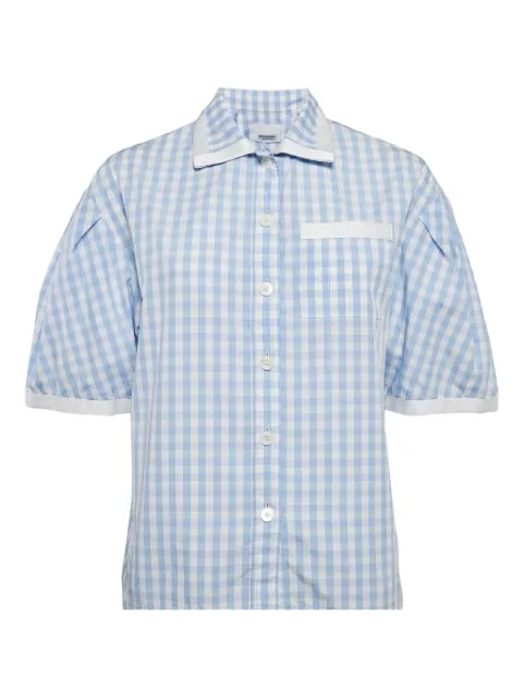 Burberry Pre-Owned check-print shirt Blue 1092324