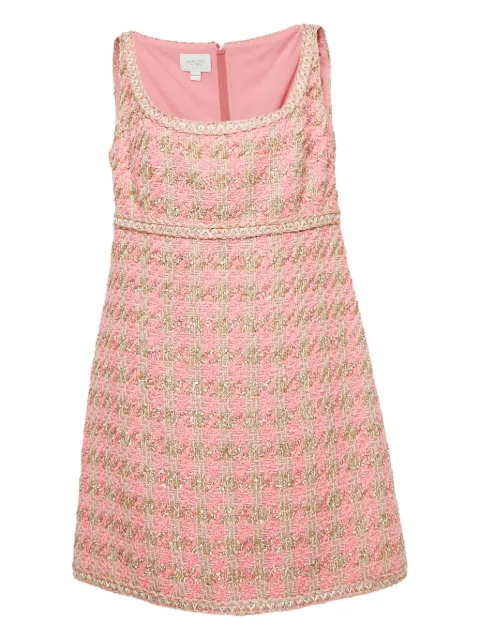 Giambattista Valli Vintage tweed mini dress Pink 1073896