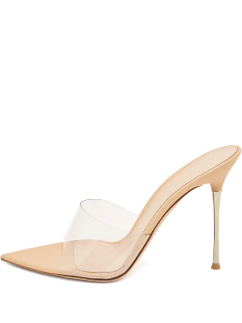 Gianvito Rossi Pre-Owned 130mm pointed-toe sandals White 917424