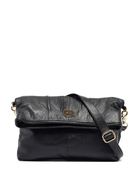 Tory Burch pre-owned leather flap shoulder bag Black 995766