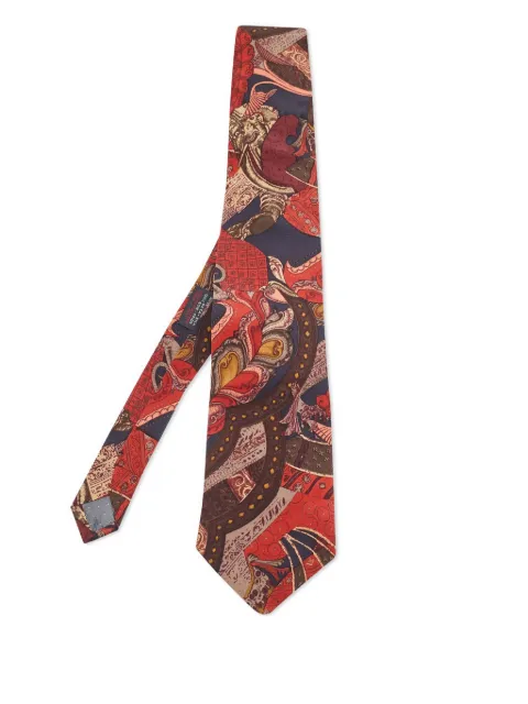 Gianfranco Ferré Pre-Owned 2023 silk patterned tie Red 981283