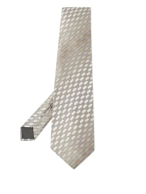 Lanvin Pre-Owned silk tie Grey 984265