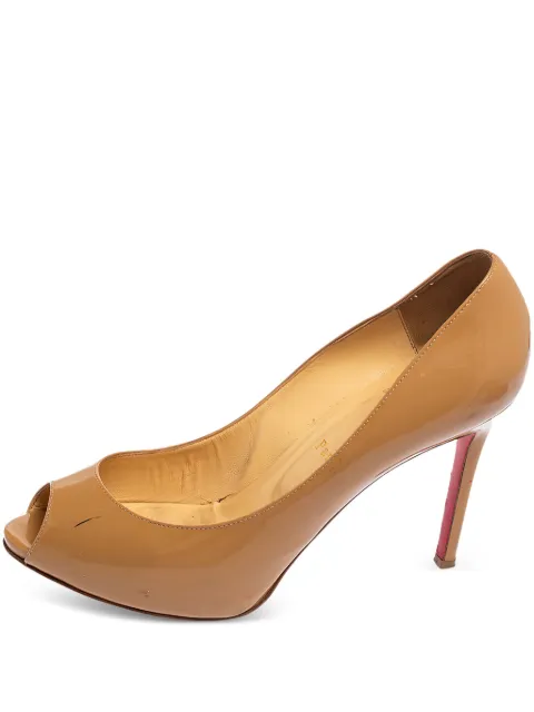 Christian Louboutin Pre-Owned 100m Flo Pee pumps Neutrals 537240