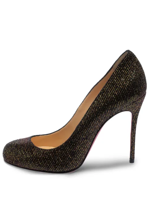 Christian Louboutin Pre-Owned 110mm Fifi pumps Black 408233