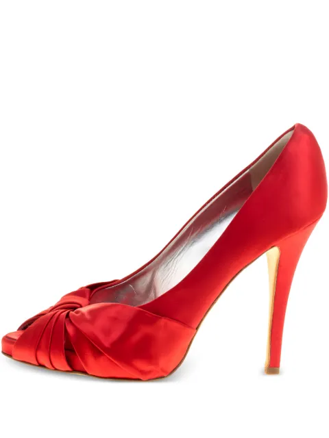 Giuseppe Zanotti Vintage 110mm satin pumps Red 146521