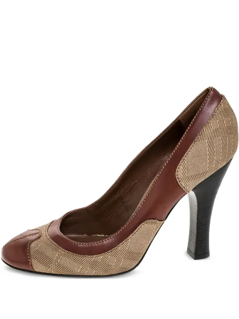 Burberry Pre-Owned 115mm heeled pumps Brown 251647