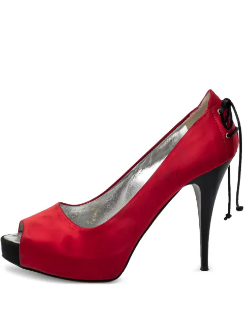 Giuseppe Zanotti Vintage pre-owned 110mm satin pumps Red 426912