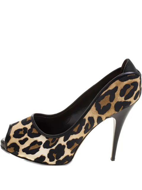 Giuseppe Zanotti Vintage 110mm leather heeled pumps Brown 114092