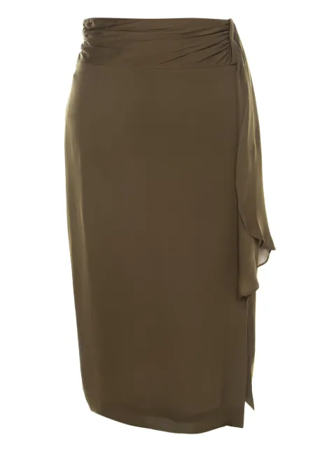 Escada Pre-Owned silk skirt Green 200228