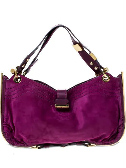 Jimmy Choo Pre-Owned Alex suede tote bag Purple 229930