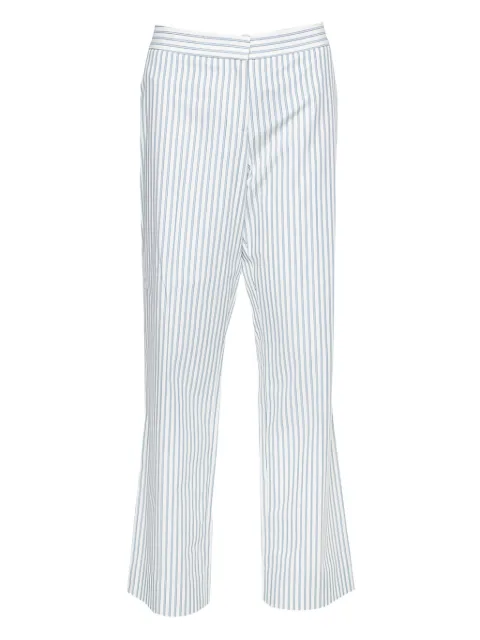 Etro Pre-Owned striped trousers White 366565