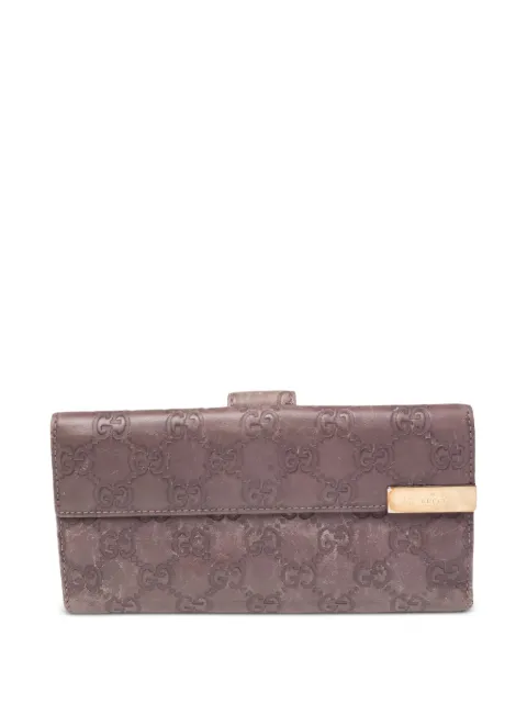 Gucci Pre-Owned monogram leather wallet Pink 482616