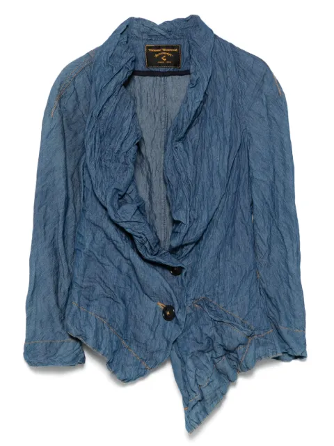 Vivienne Westwood Pre-Owned 2000s cotton denim jacket Blue VW420BN