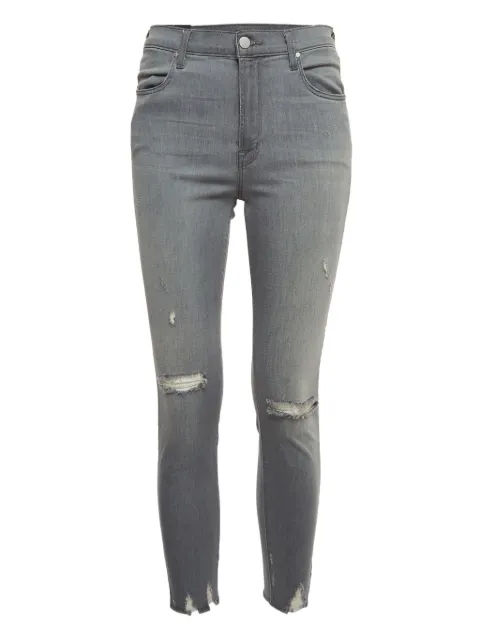 J Brand pre-owned distressed jeans Grey 915288
