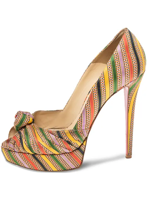 Christian Louboutin Pre-Owned 140mm Greissimo pumps Yellow 589290