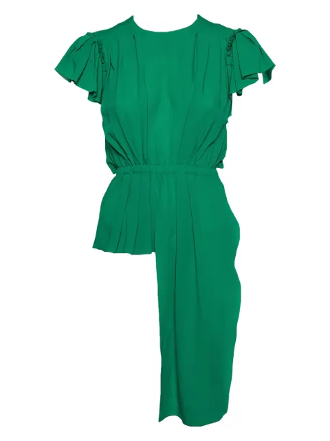 Balenciaga Pre-Owned asymmetric blouse Green 499578