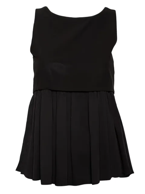 Balenciaga Pre-Owned pleated minidress Black 498895