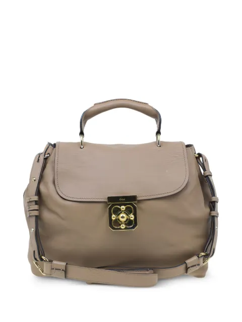 Chloé Pre-Owned Elsie leather top handle satchel bag Neutrals 4761