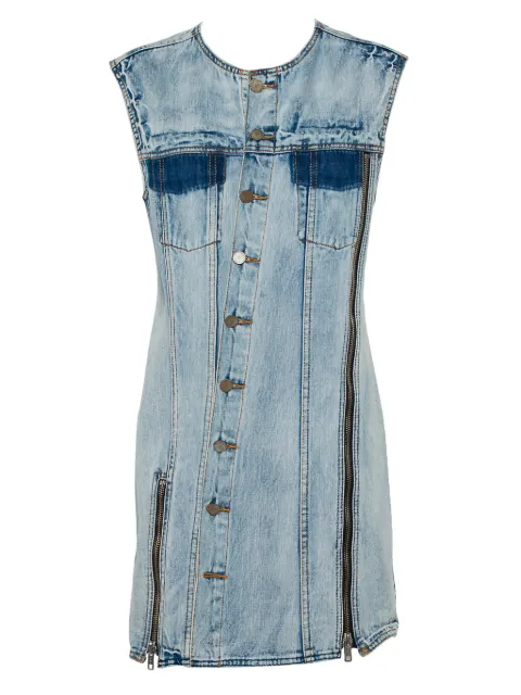 3.1 Phillip Lim pre-owned denim sleeveless mini dress Blue 437564