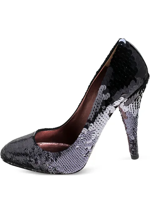 Miu Miu Pre-Owned 120mm sequin pumps Black 242895