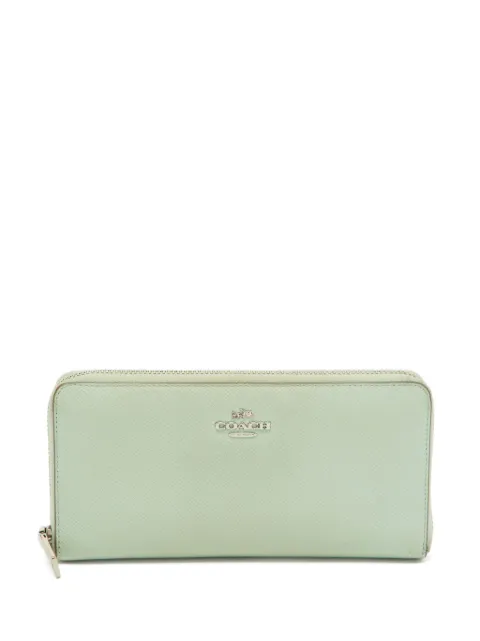 Coach Vintage pre-owned zip-around wallet Green 1095454