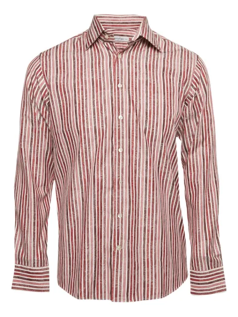 Etro Pre-Owned striped shirt Red 1096129