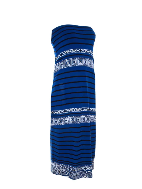 PUCCI Pre-Owned patterned cotton dress Blue 211483