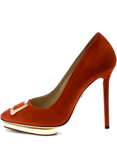 Charlotte Olympia pre-owned 120mm Fairest Of Them All pumps Red 162199