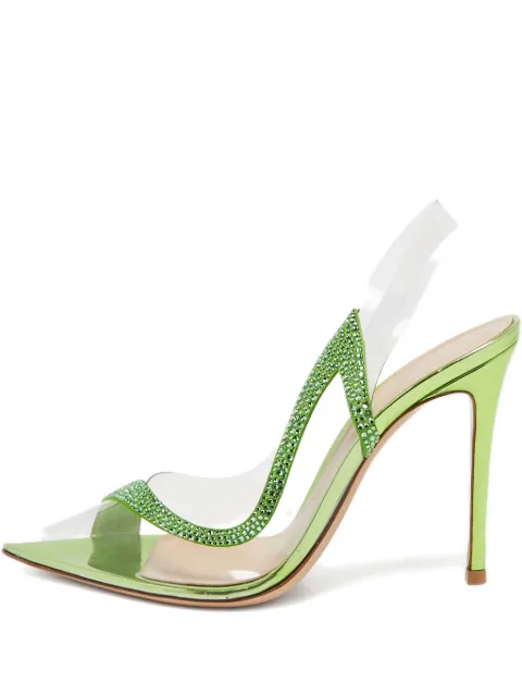 Gianvito Rossi 2024 slingback pumps Green 1084260