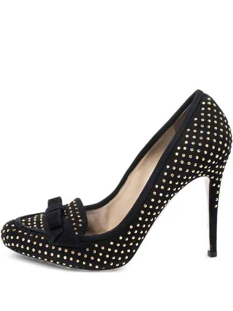 Valentino Garavani Pre-Owned 2023 105mm studded pumps Black 251734