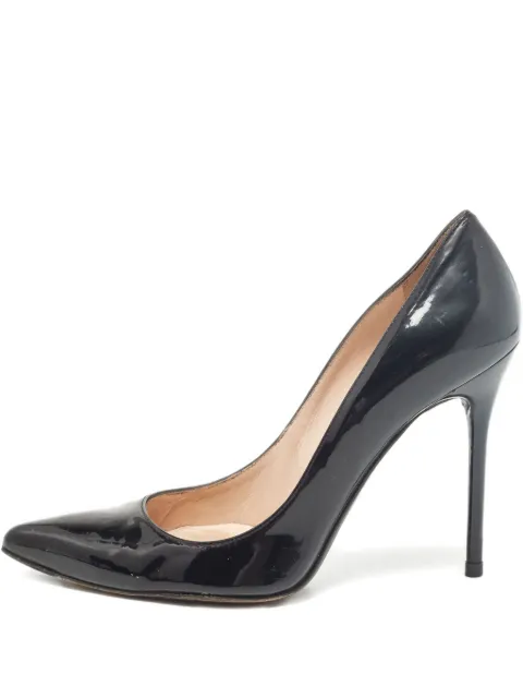 Stuart Weitzman 115mm leather heeled pumps Black 1029385