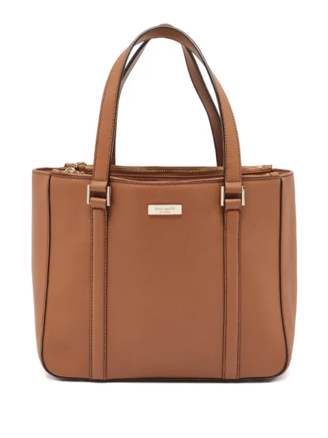 Kate Spade pre-owned Newbury Lane leather tote bag Brown 1010090
